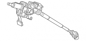 Honda CRV 12-16 steering column without start-stop button
