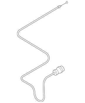 Subaru b10 Tribeca Fuel Door Release Cable