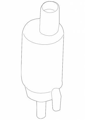 Windshield Washer Motor BMW X5 G05 19-23 OEM