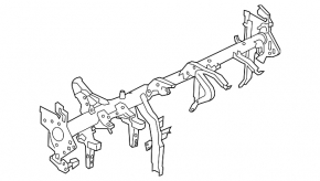 Under-torpedo pipe reinforcement Nissan Altima 19-19