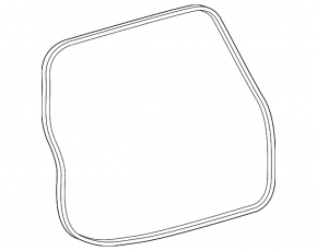 Rubber seal for the trunk door Toyota Rav4 13-18