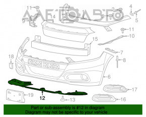 Front Bumper Guard for Dodge Dart 13-16