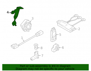 Siren bracket Audi Q5 80A 18-24