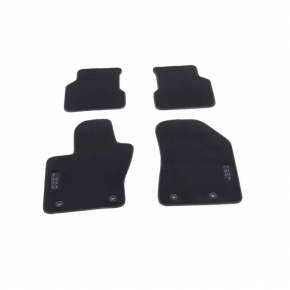 Jeep Compass 17-24 rear left interior mat, black, for cleaning