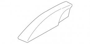 Front left longitudinal railing trim Chevrolet Trax 15-22 structure