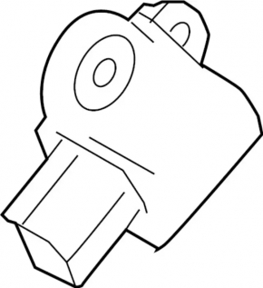 Rear left airbag sensor for a 17-20 Nissan Rogue
