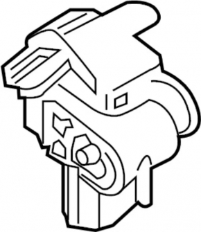 Rear left airbag sensor for a 17-20 Nissan Rogue