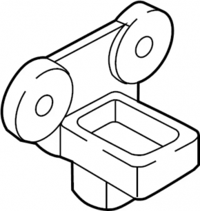 Rear left airbag sensor for a 17-20 Nissan Rogue
