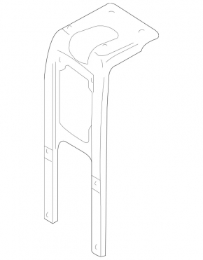 Mercedes X164 GL W164 ML Hood Lock Bar