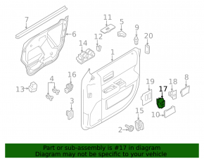 Front left seat memory buttons Ford Flex 09-19 prerest
