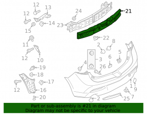 Mazda3 MPS 09-13 Rear Bumper Absorber