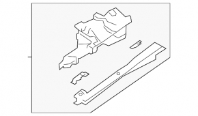Front left quarter Mazda 3 19-