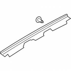 Rubber seal for Ford Escape MK3 13-19 upper trunk door