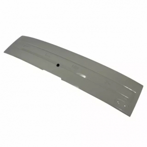 Trunk door trim with Ford Flex emblem 13-19 for camera silver