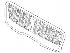 Lincoln Nautilus 19-21 Chrome Radiator Grille with Camera Emblem