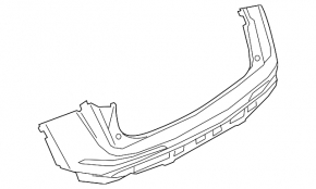 Lincoln Corsair 20-26 rear bumper for parking