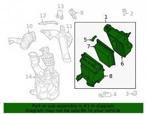 Air Filter Housing Nissan Sentra 13-19 1.6 1.8