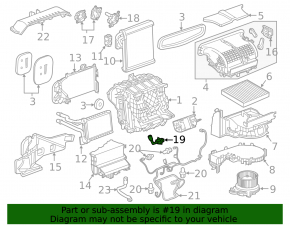 Chevrolet Malibu Evaporator Temperature Sensor 16-23