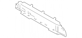 Louvers radiator deflector lower assembly Volvo XC40 19-25 T5, B5