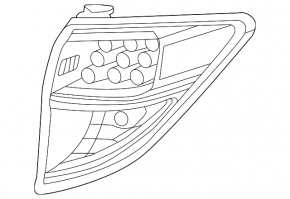 Light outer wing left Honda HR-V 16-22
