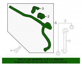 Front stabilizer bar for Chevrolet Volt 16-19