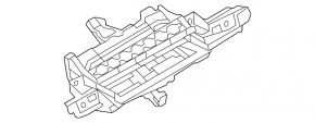 Monitor, display, and navigation bracket for Audi A6 C7 16-18 (8-inch)