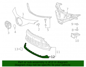 Toyota C-HR 20-22 Front Bumper Lip, Gloss Black, Japan Built