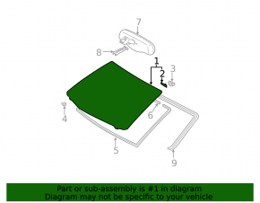 Toyota Camry v30 2.4 windshield