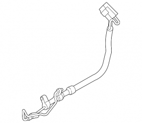 Air conditioning hose compressor-heater second BMW F30 16-18 PHEV