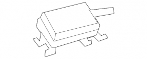 Airbag passenger in the dashboard Toyota Highlander 08-13