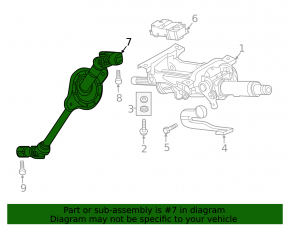 Steering cardan shaft Audi Q5 80A 18-24