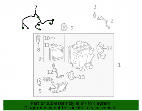 Toyota Camry V40 heater wiring