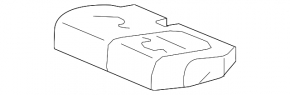 Rear row of seats 2 row Honda CRV 20-22 leather gray