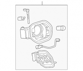 Chevrolet Volt 16 Charging Port Housing - Bare