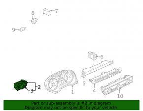 Audi A3 8V 17-20 headlight control with rain sensor