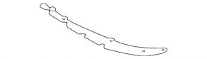 Front bumper lip right Nissan Pathfinder 13-16 prerest