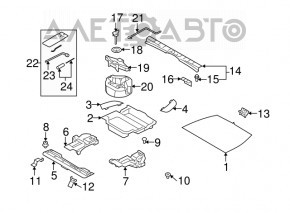 Foam for tools Subaru Forester 08-11 SH