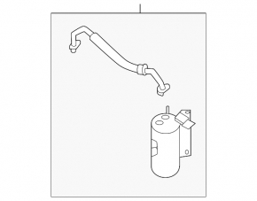 Hyundai Ioniq 5 22-24 A/C Dryer Tank, AWD with Hose