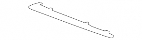 Grill molding left Mercedes CLA 14-19 chrome