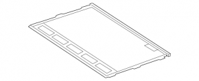 Sunroof Curtain Mercedes GLS-class X166 13-19 Gray