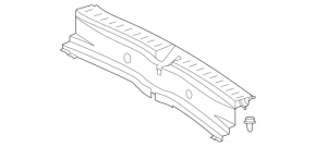 Mercedes H247 GLA 20-26 black trunk opening trim
