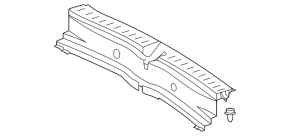 Mercedes H247 GLA 20-26 black trunk opening trim