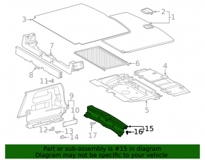 Mercedes H247 GLA 20-26 black trunk opening trim
