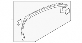 Door frame inner front right Ford Focus mk3 11-18