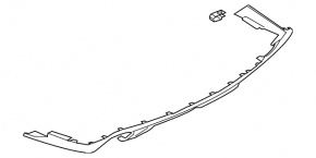 Ford Mustang mk6 18 rear bumper lip - structure, scratch