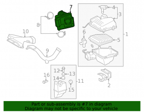 Toyota Avalon 05-12 Resonator with Air Duct
