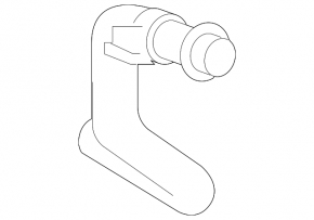 Cooling pipe lower Nissan Altima 19-24 2.5 front
