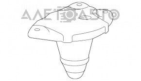 Spring support rear left Lexus RX350 RX450h 16-22