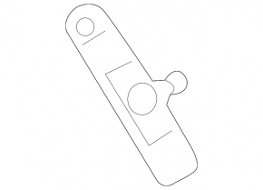 Upper left tailgate shock absorber bracket for Audi E-Tron 19-23