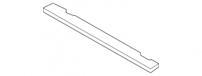 Left trunk floor Audi Q7 4L 10-15 for 3 rows of seats, beige, rust
